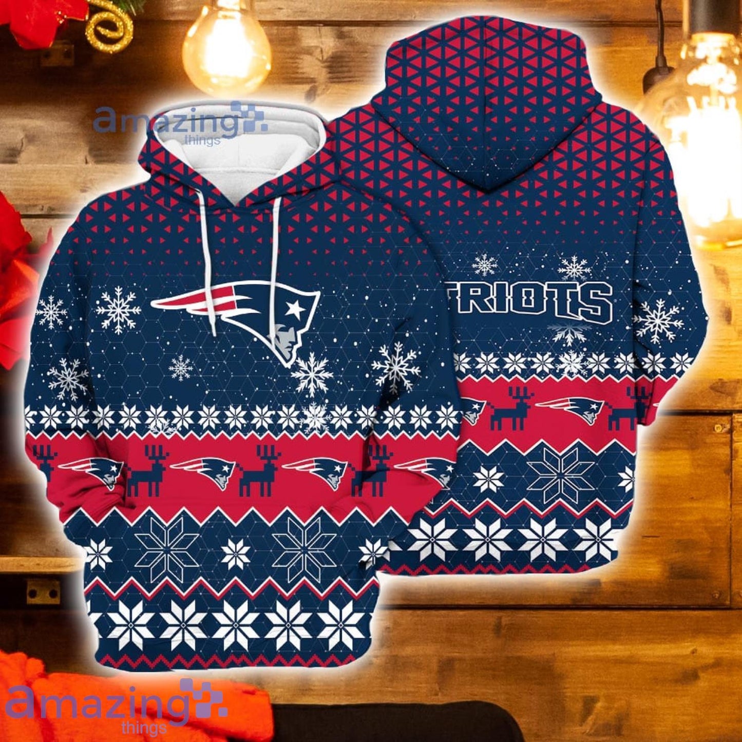 New England Patriots Christmas Hoodie BBHD871