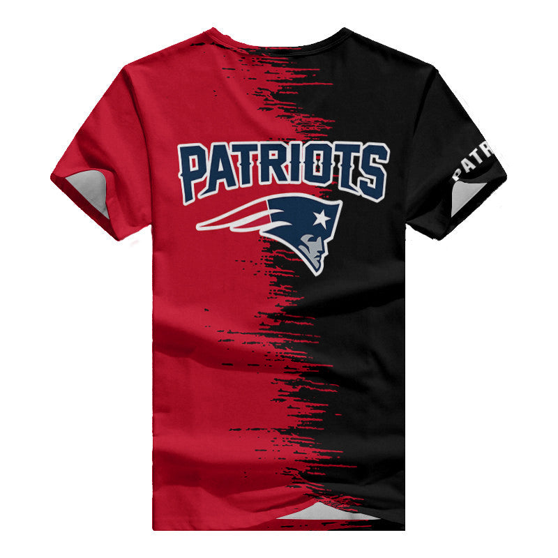 New England Patriots Summer V-neck Women T-shirt BG08