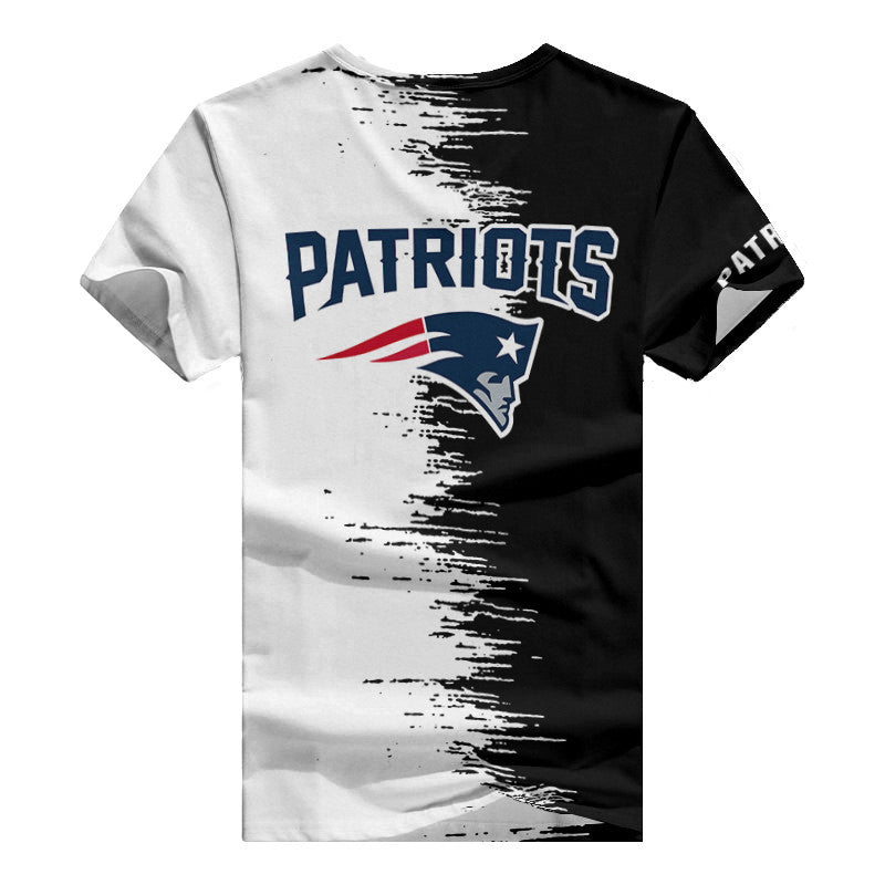 New England Patriots Summer V-neck Women T-shirt BG08