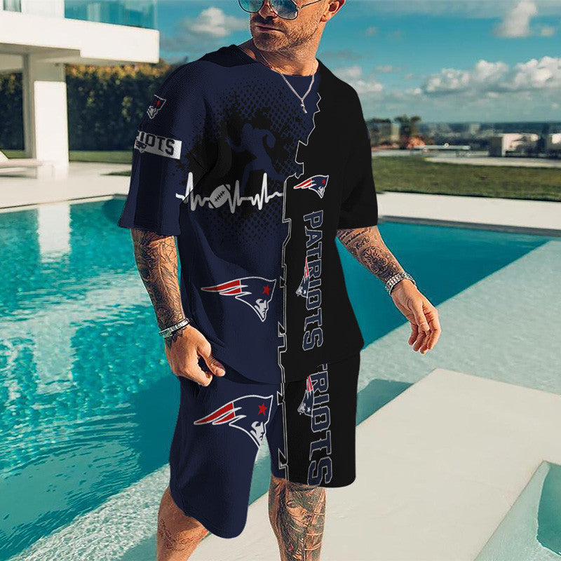 New England Patriots T-shirt and Shorts BG34