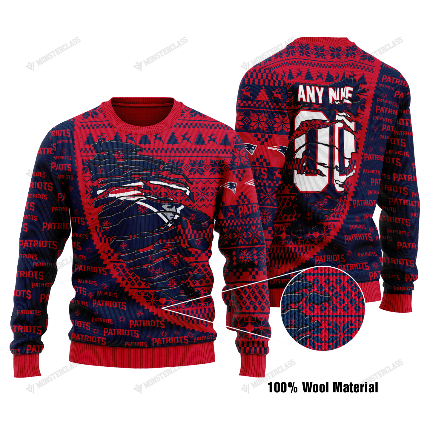 New England Patriots Woolen Sweater 151