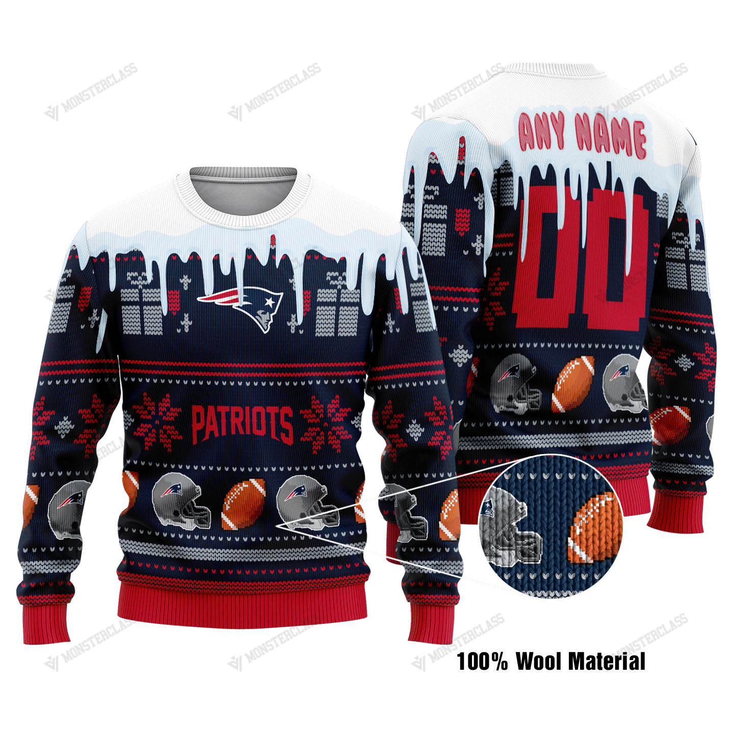 New England Patriots Woolen Sweater 162