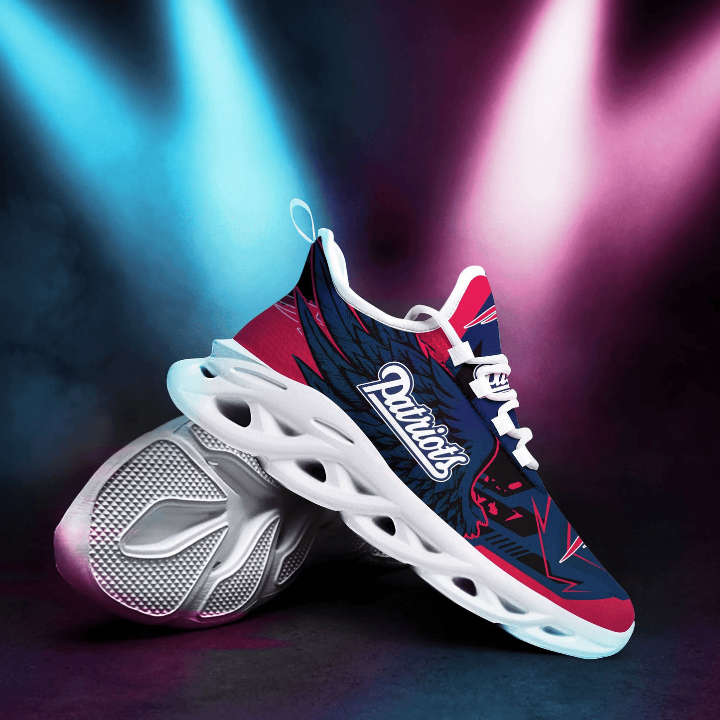 New England Patriots Yezy Running Sneakers 194