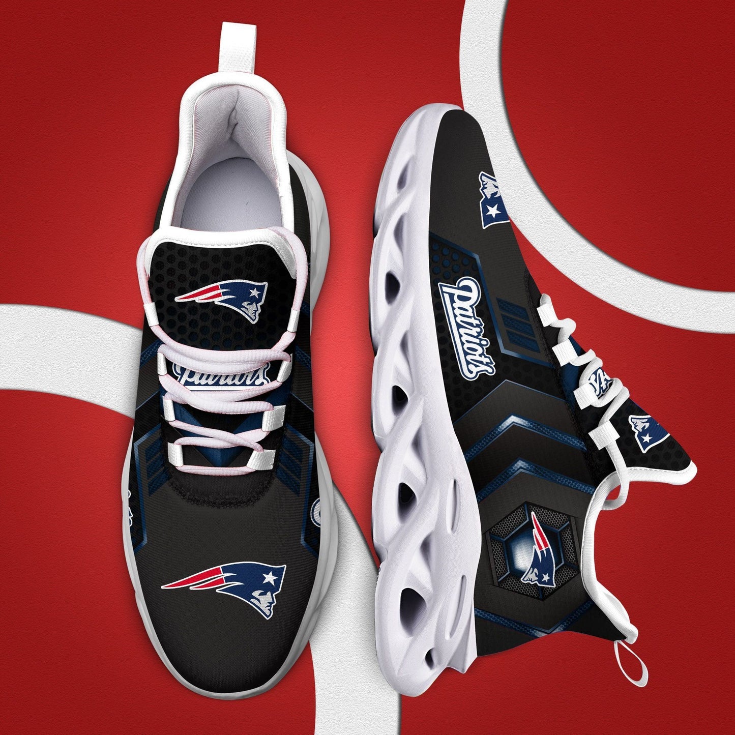 New England Patriots Yezy Running Sneakers 207