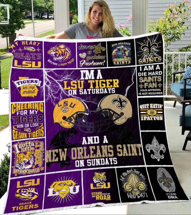New Orleans Saints 3D Premium Quilt