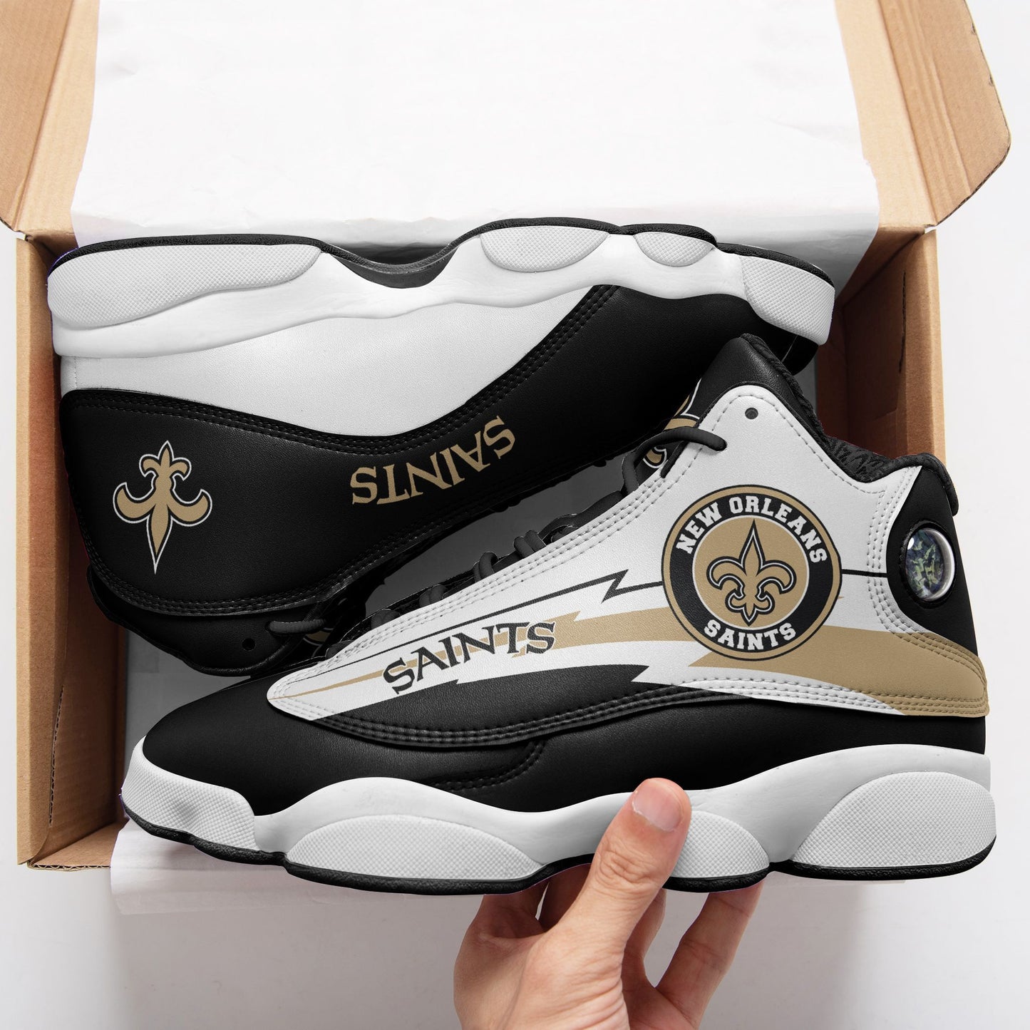 New Orleans Saints Air JD13 Sneakers 576
