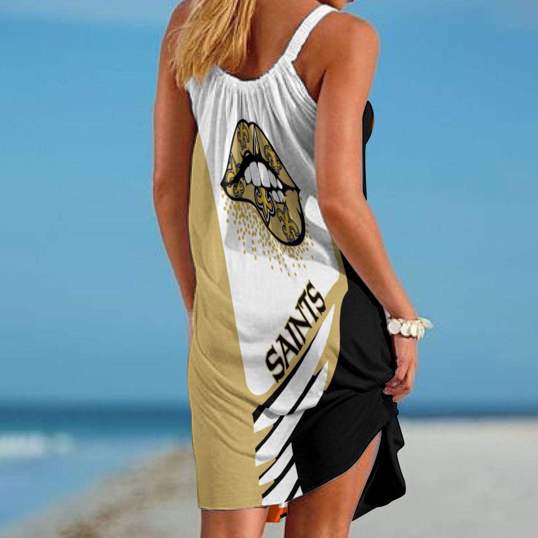 New Orleans Saints Beach Dress 117