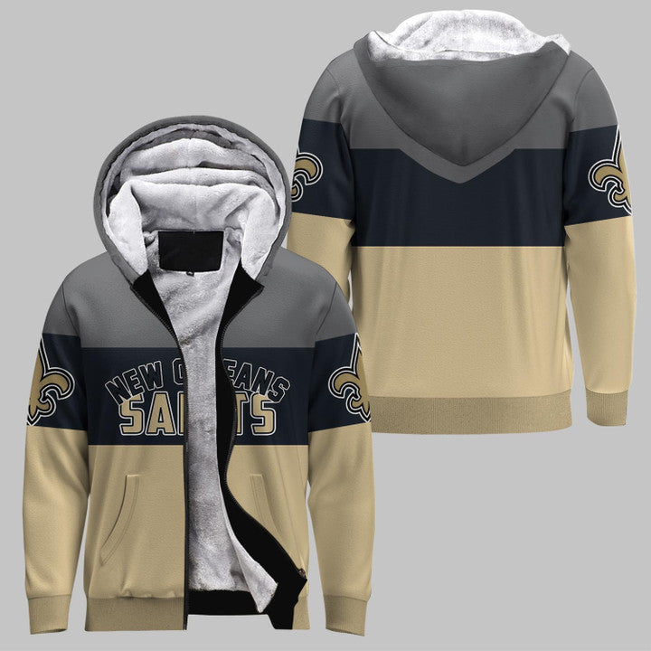 New Orleans Saints Extreme Fleece 3D Hoodie