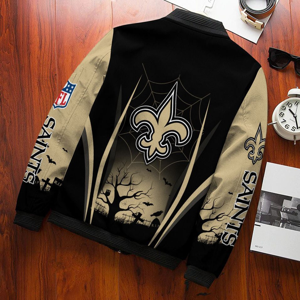 New Orleans Saints Halloween Bomber Jacket 634