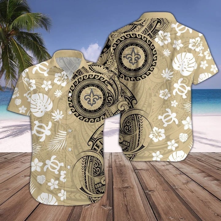 New Orleans Saints Hawaii Shirt & Shorts BG157