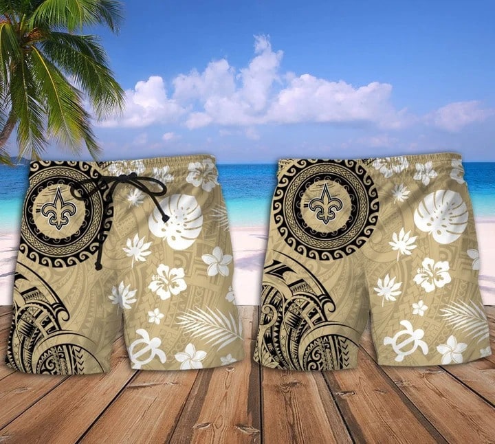 New Orleans Saints Hawaii Shirt & Shorts BG157