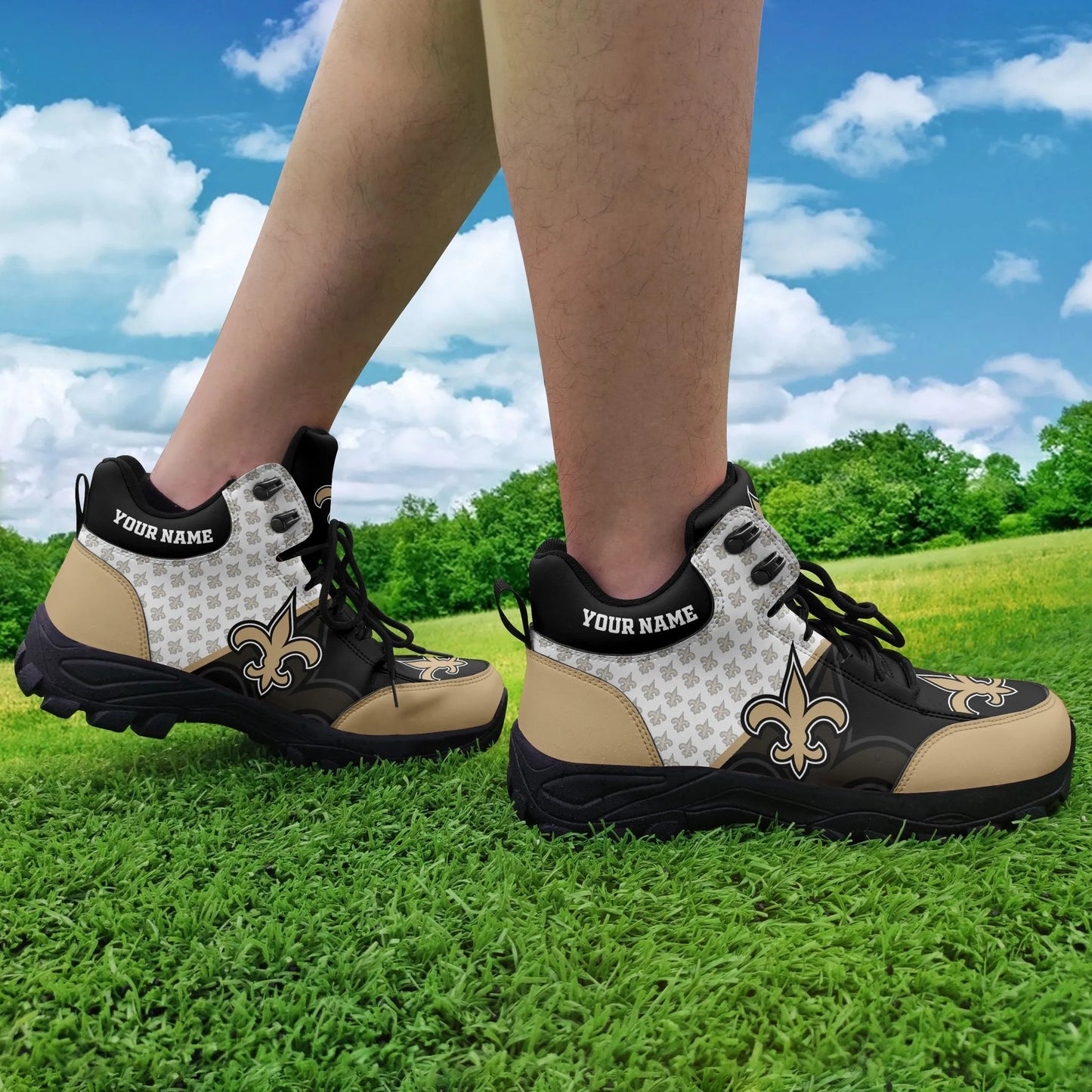 New Orleans Saints Hiking Shoes 75