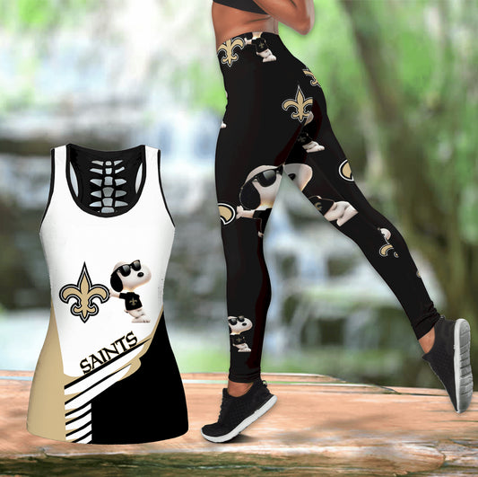 New Orleans Saints Leggings And Tank Top BG149