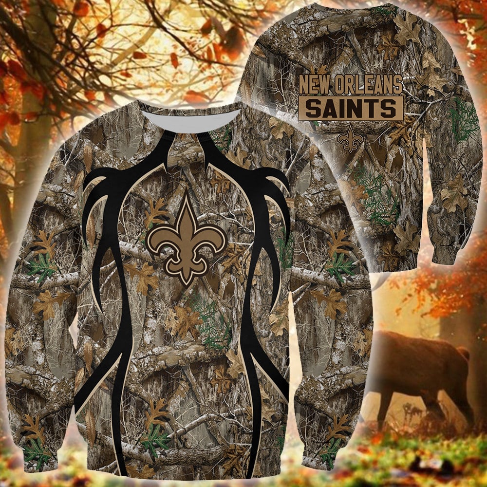 New Orleans Saints Limited Edition All Over Print Hoodie Sweatshirt Zip Hoodie T shirt Unisex 900