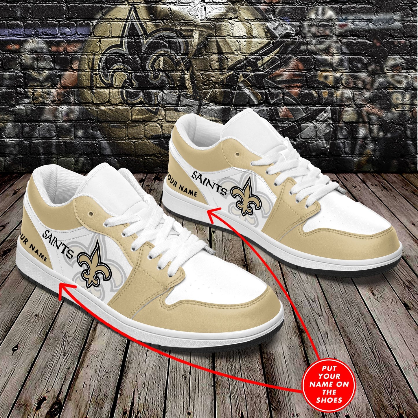 New Orleans Saints LJ Sneakers 005
