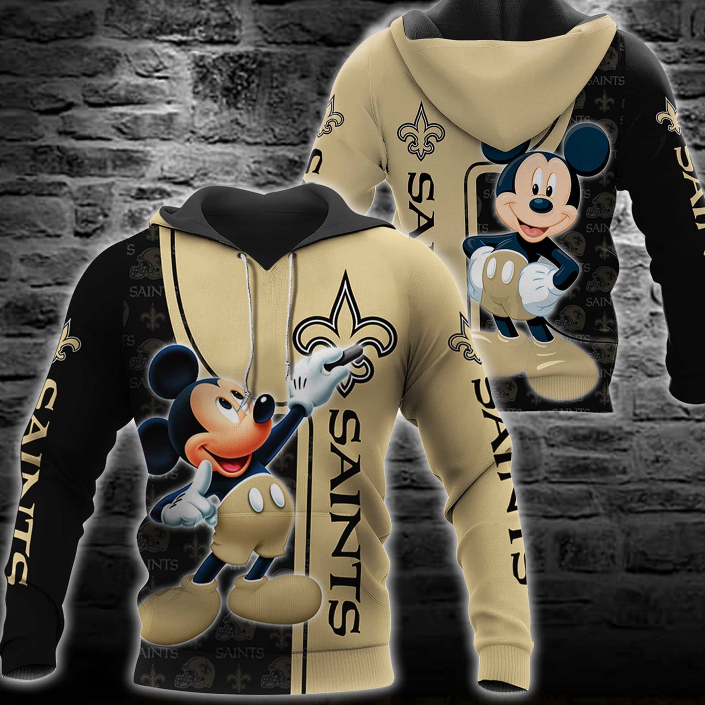New Orleans Saints Mickey All Over Printed 119