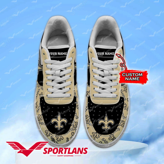 New Orleans Saints NFL Personalized Air Force 1 Shoes