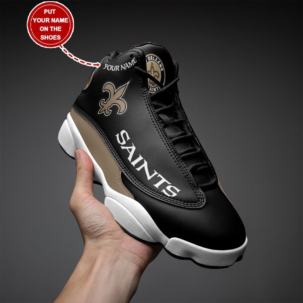 New Orleans Saints Personalized Air JD13 Sneakers 083