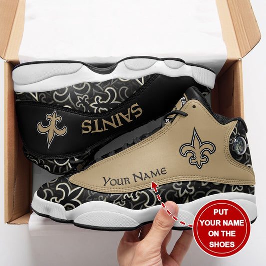 New Orleans Saints Personalized Air JD13 Sneakers 317