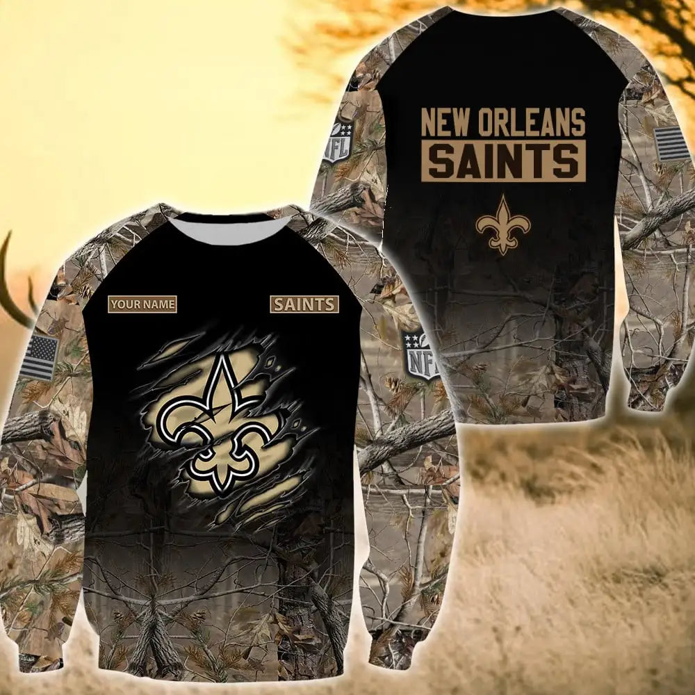 New Orleans Saints Personalized All Over Printed 407