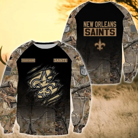 New Orleans Saints Personalized All Over Printed 407