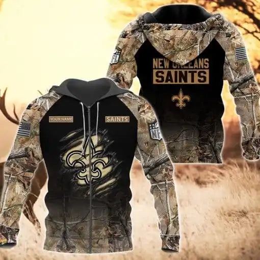 New Orleans Saints Personalized All Over Printed 407