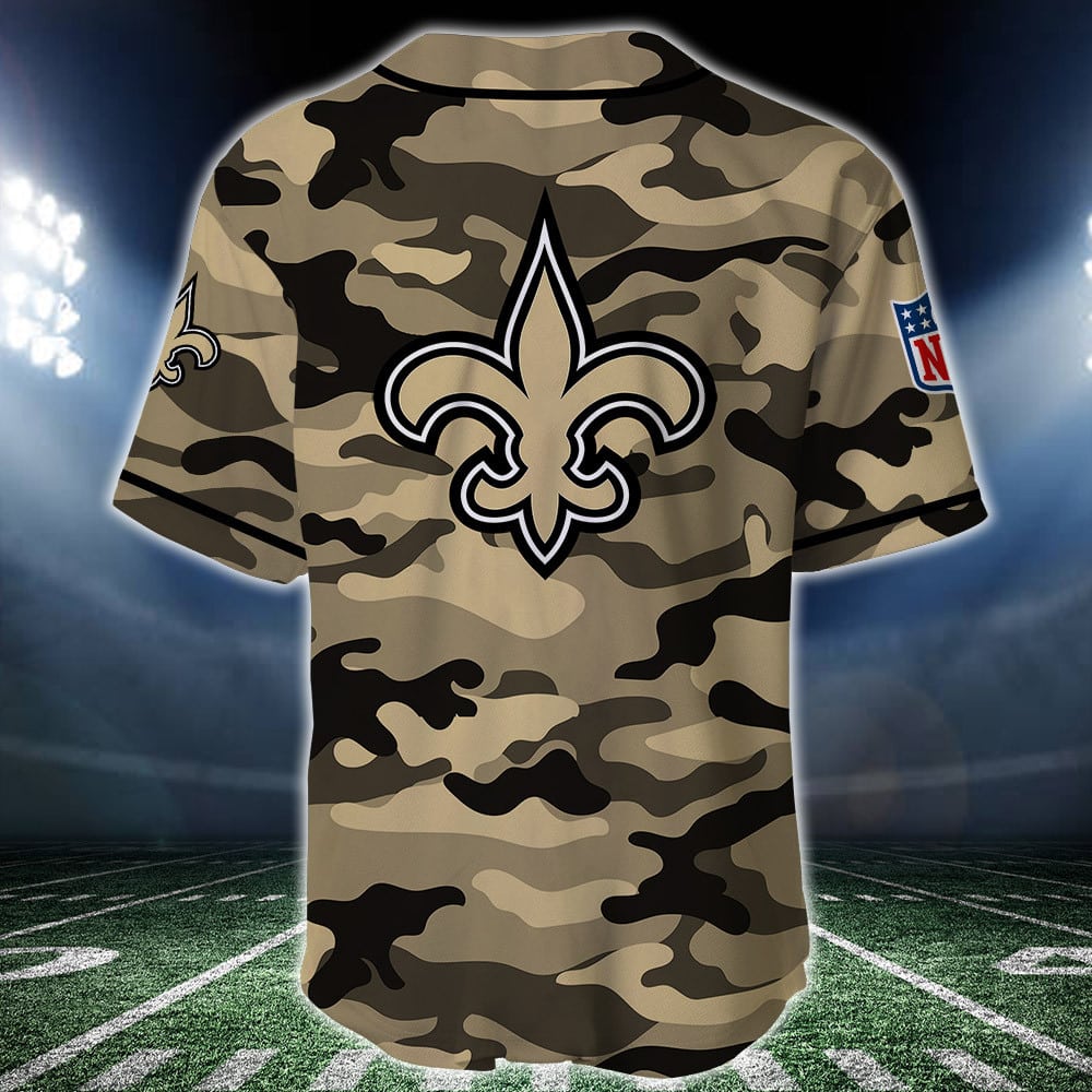 New Orleans Saints Personalized Baseball Jersey BG205