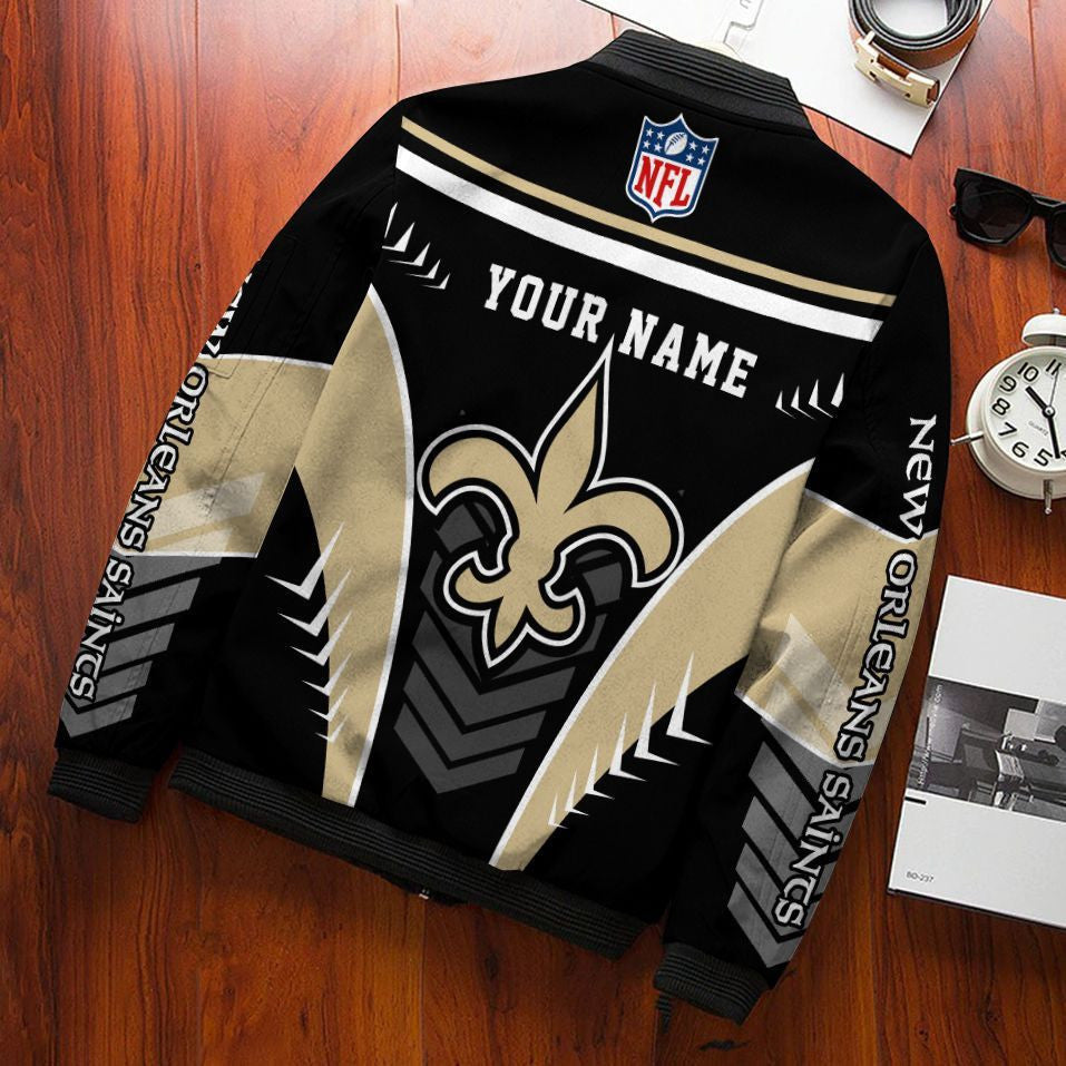 New Orleans Saints Personalized Bomber Jacket 519