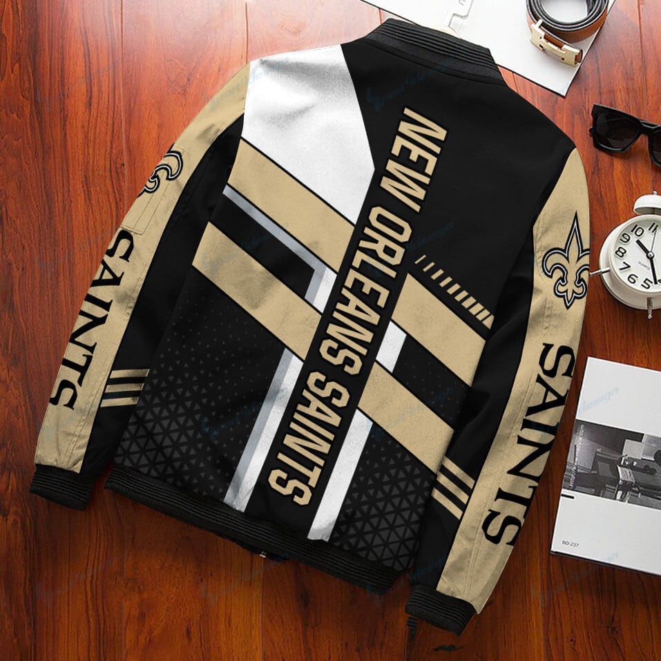 New Orleans Saints Personalized Bomber Jacket BG344