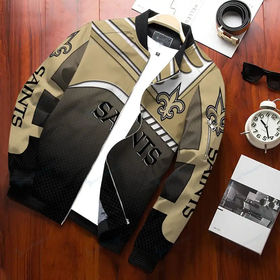 New Orleans Saints Personalized Bomber Jacket BG402