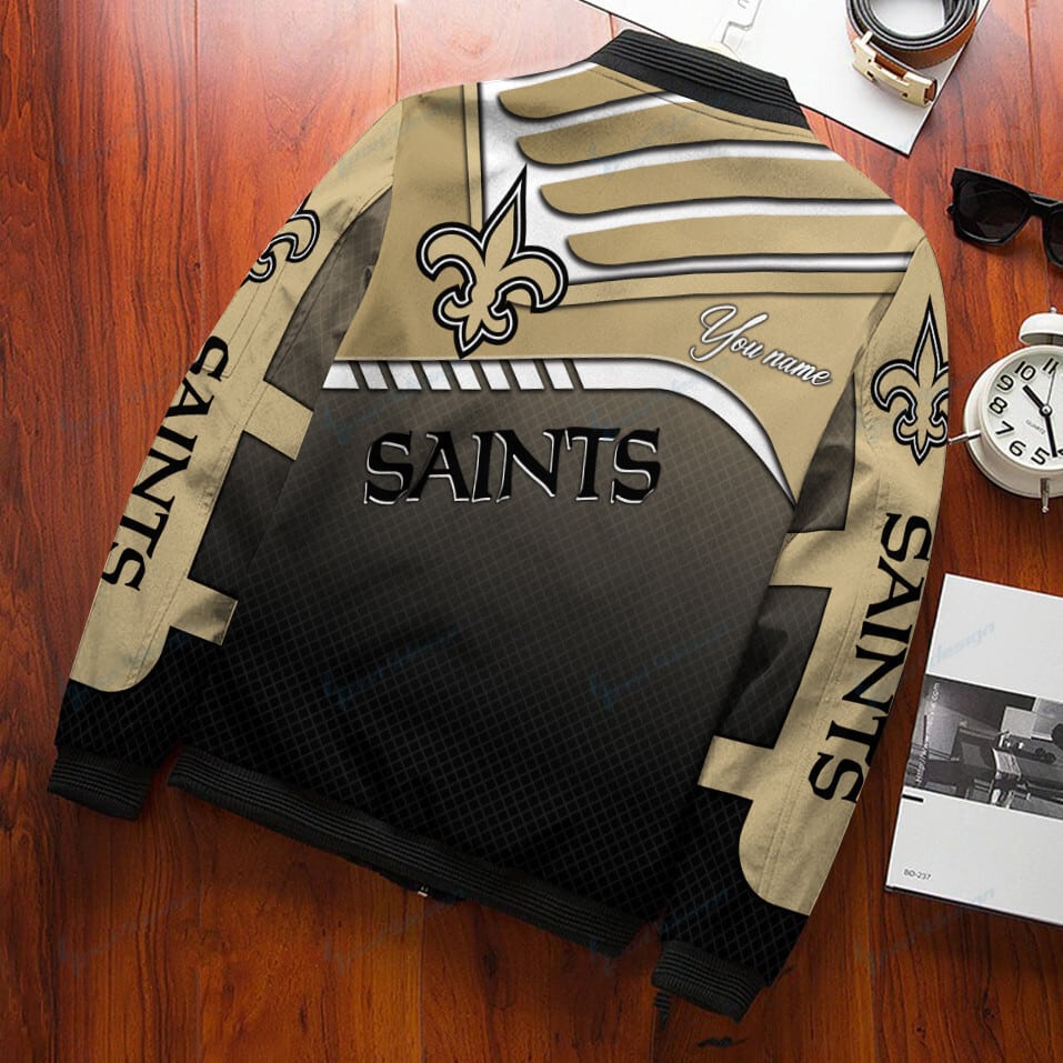 New Orleans Saints Personalized Bomber Jacket BG402