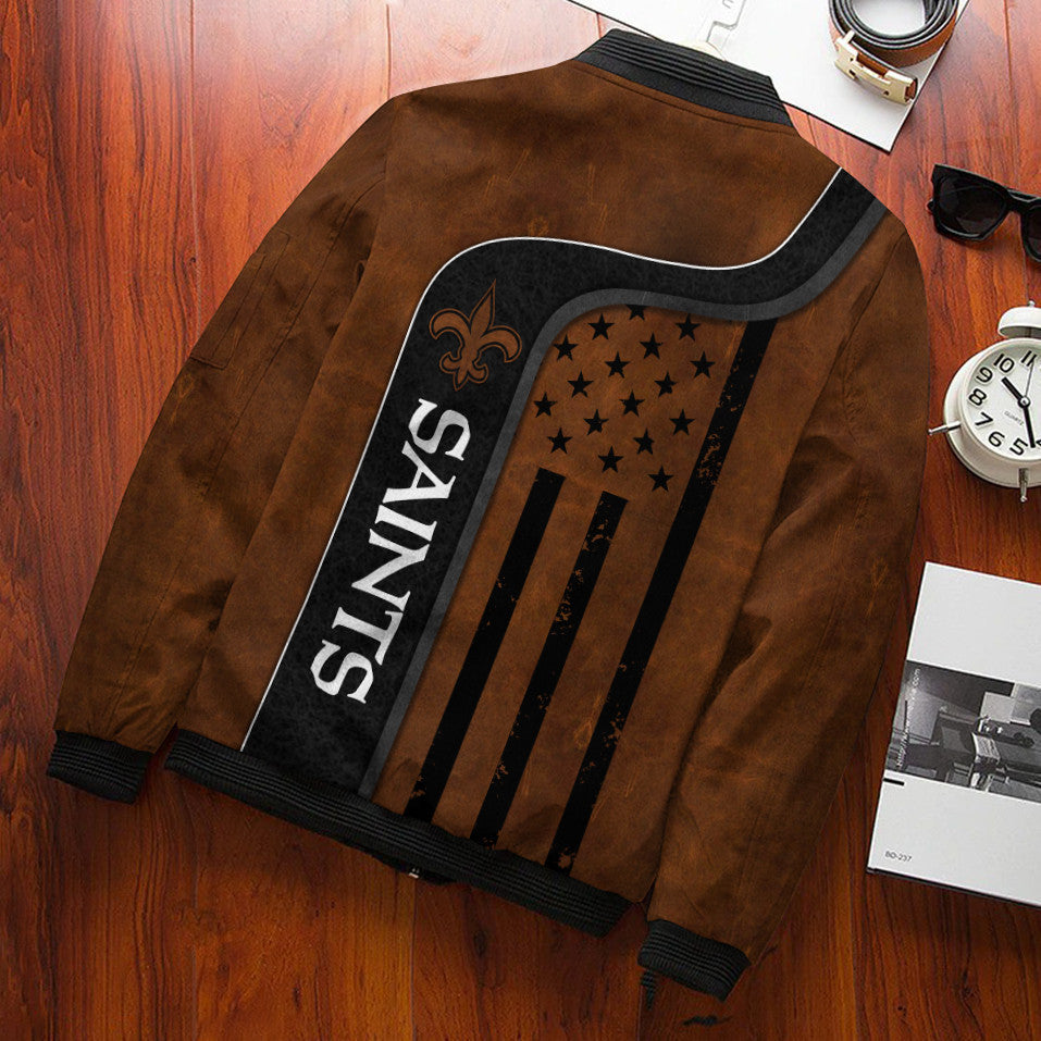 New Orleans Saints Personalized Bomber Jacket BG568