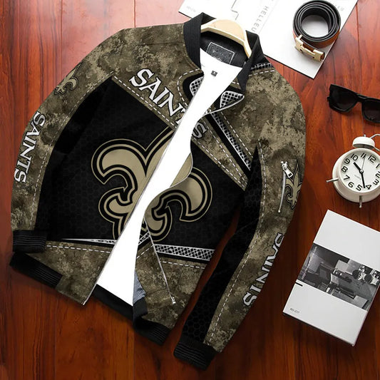 New Orleans Saints Personalized Bomber Jacket BG652