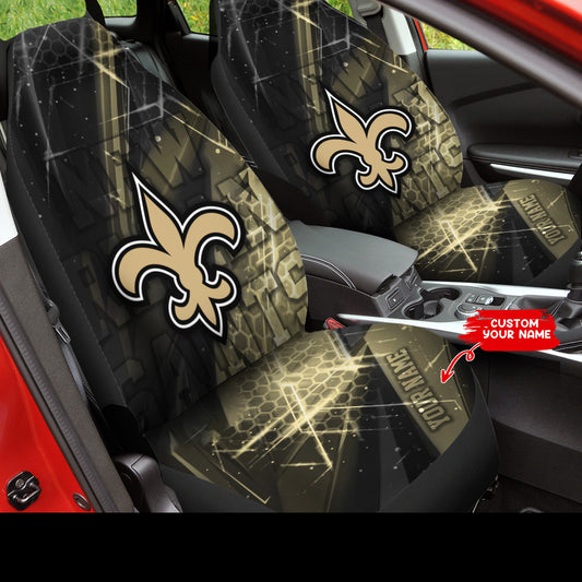 New Orleans Saints Personalized Car Seat Covers BG268
