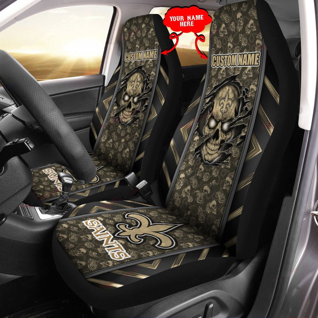 New Orleans Saints Personalized Car Seat Covers BG460