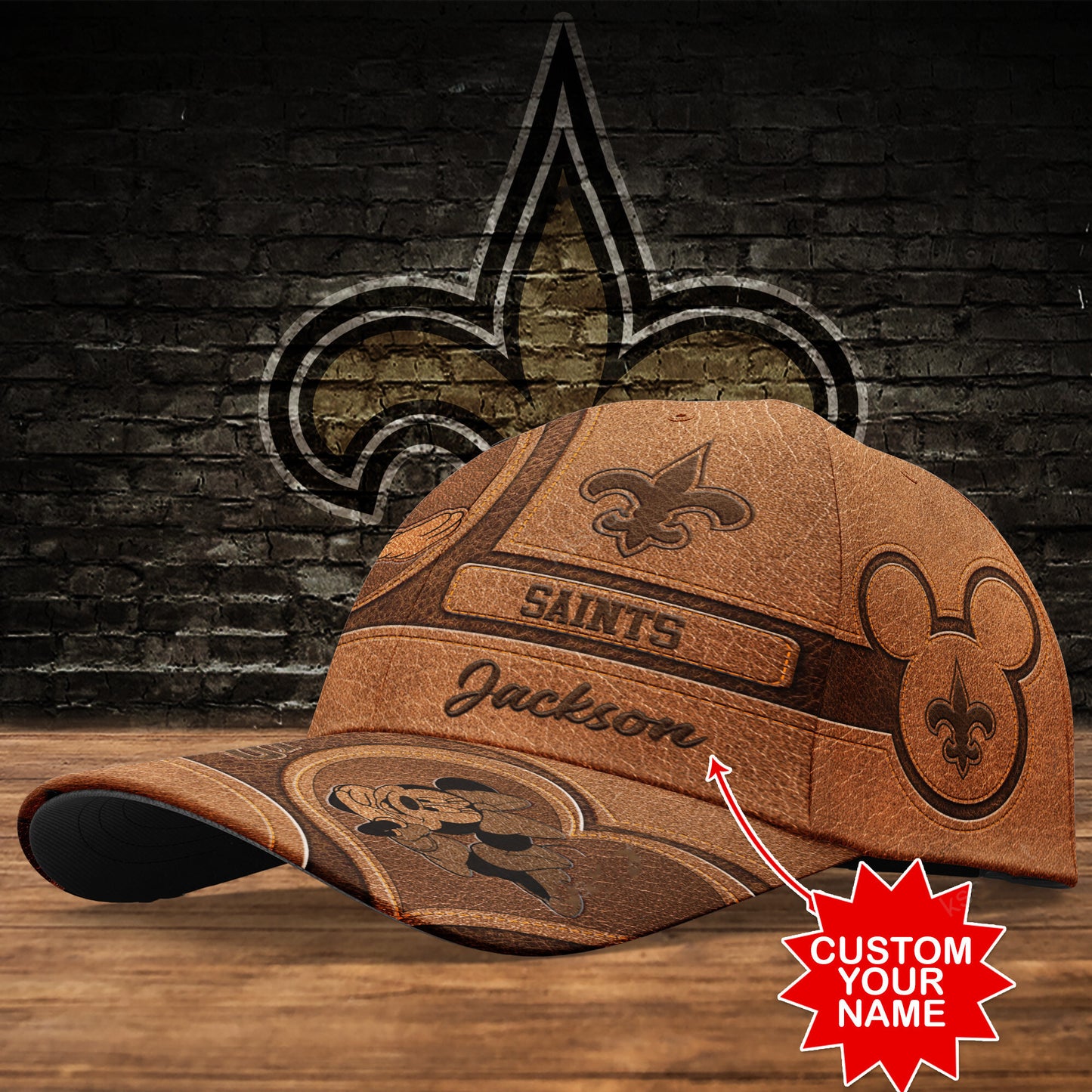 New Orleans Saints Personalized Classic Cap BB503