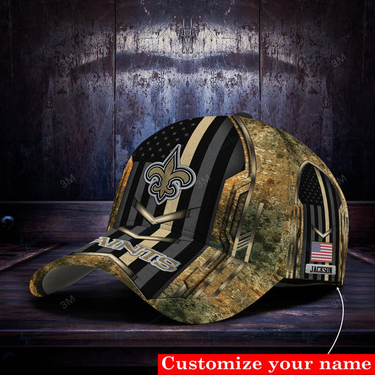New Orleans Saints Personalized Classic Cap BG534