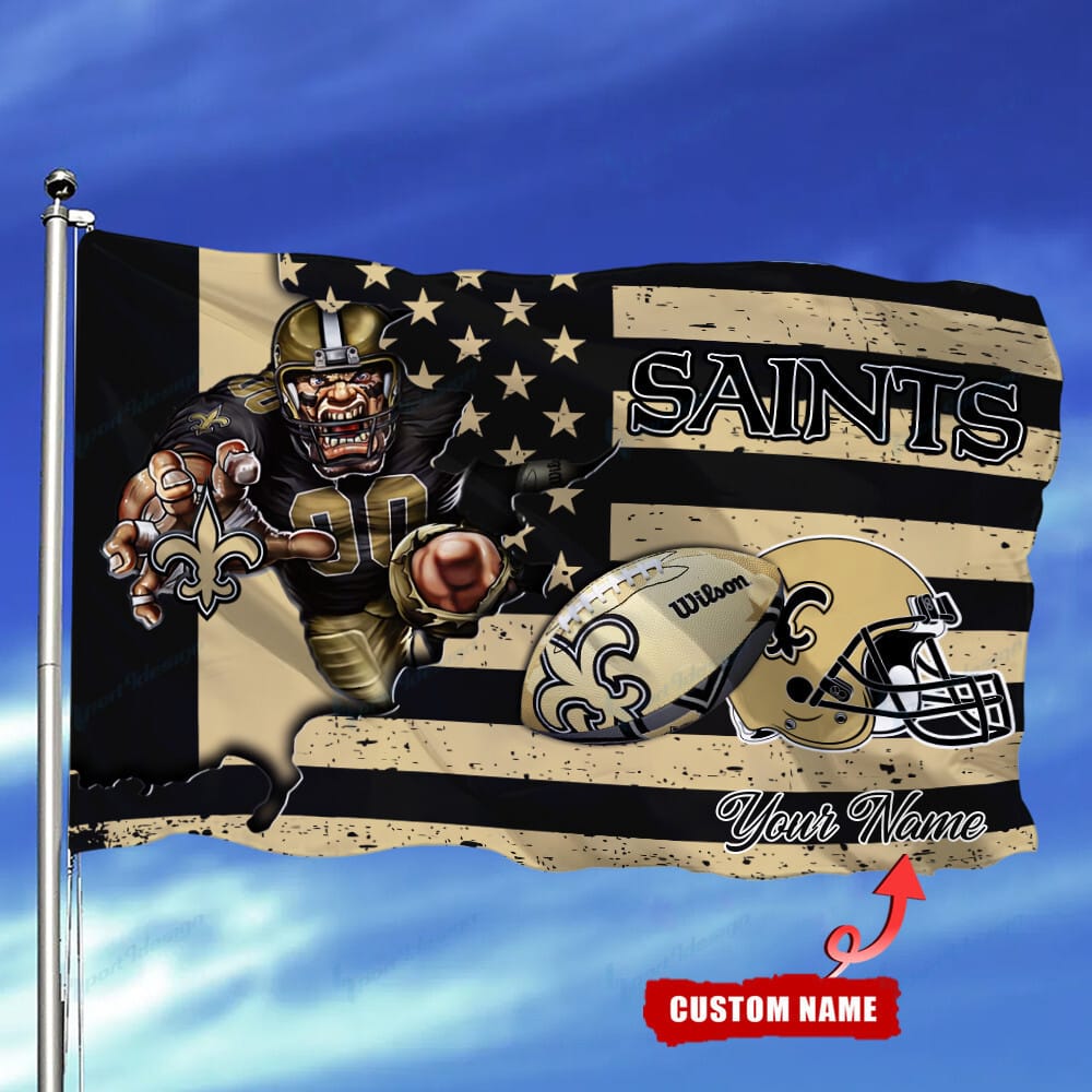 New Orleans Saints Personalized Flag 125