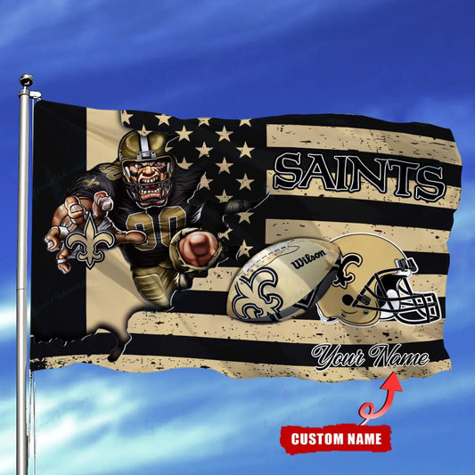 New Orleans Saints Personalized Flag 125