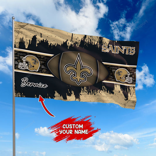 New Orleans Saints Personalized Flag 394