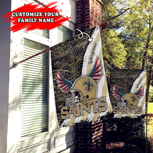 New Orleans Saints Personalized Flag 463