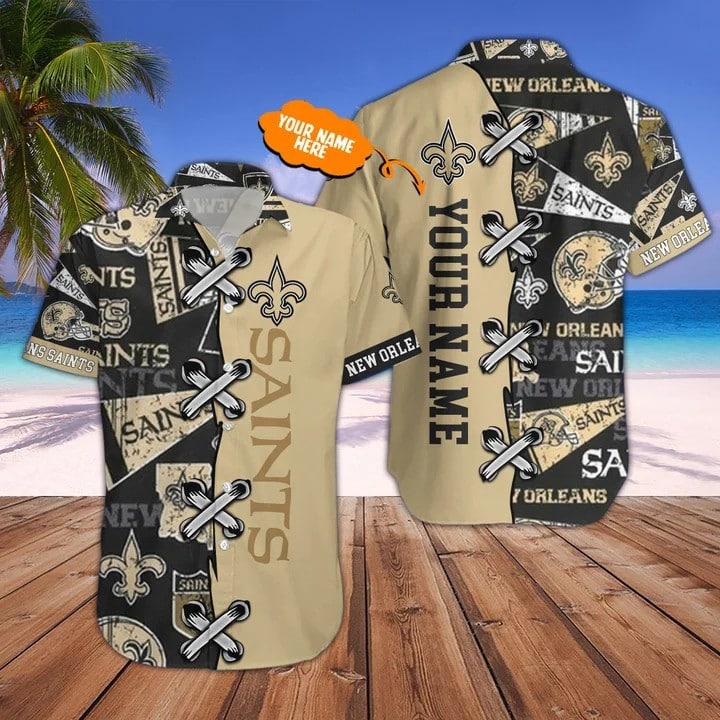 New Orleans Saints Personalized Hawaii Shirt & Shorts BG191
