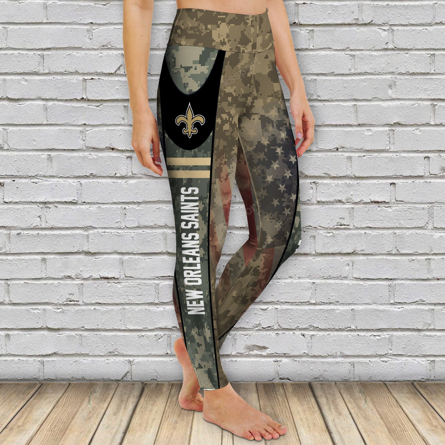 New Orleans Saints Personalized Leggings And Hoodie BG83