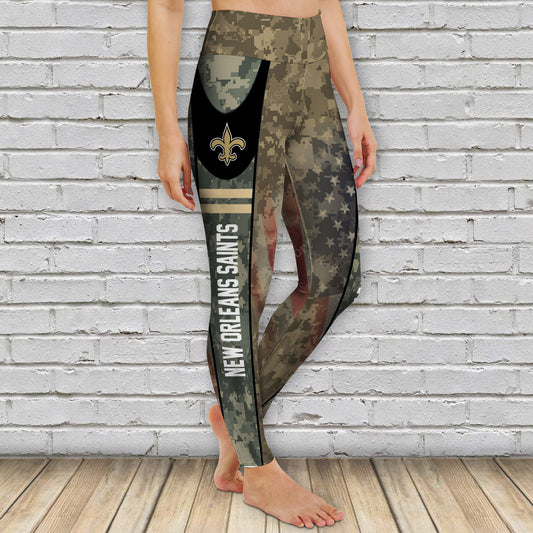 New Orleans Saints Personalized Leggings And Hoodie BG83