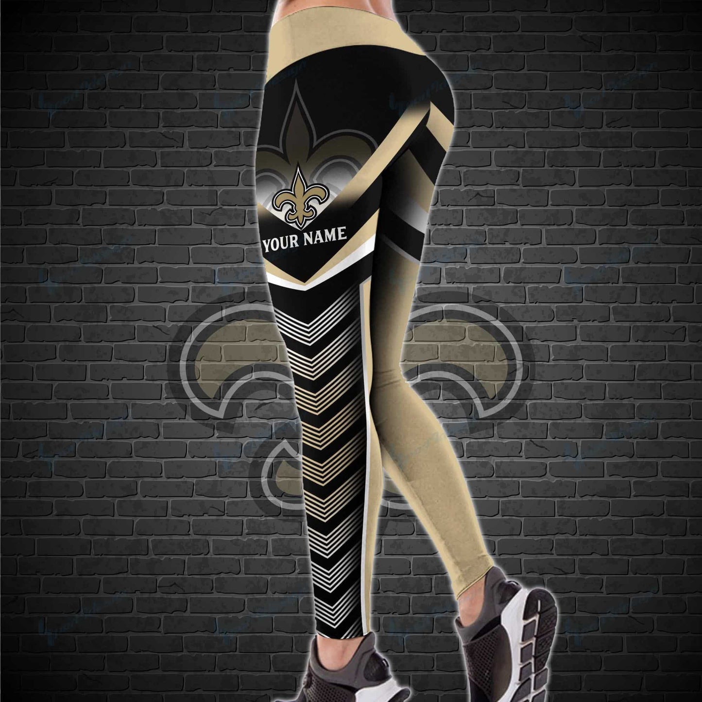 New Orleans Saints Personalized Leggings And Tank Top BG24
