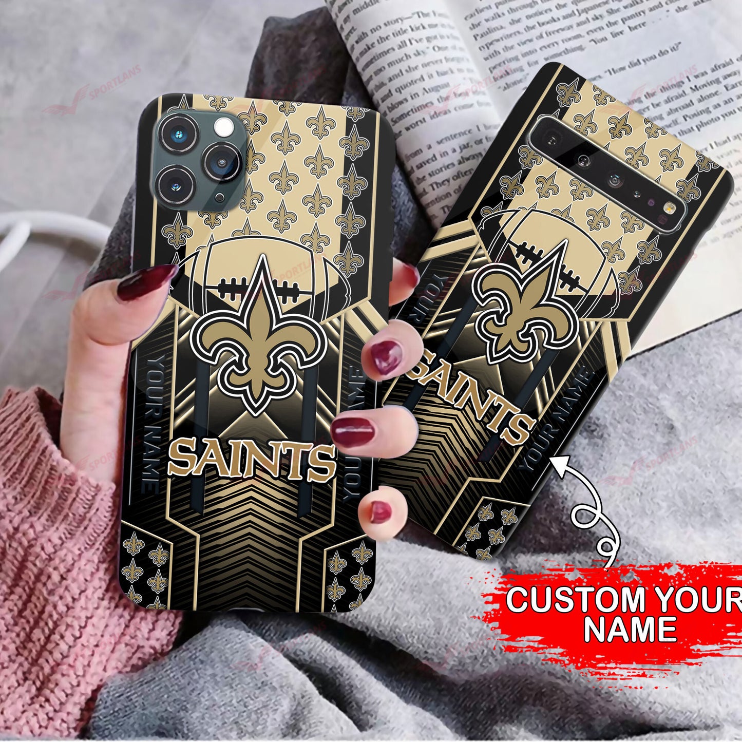 New Orleans Saints Personalized Phone Case BG23