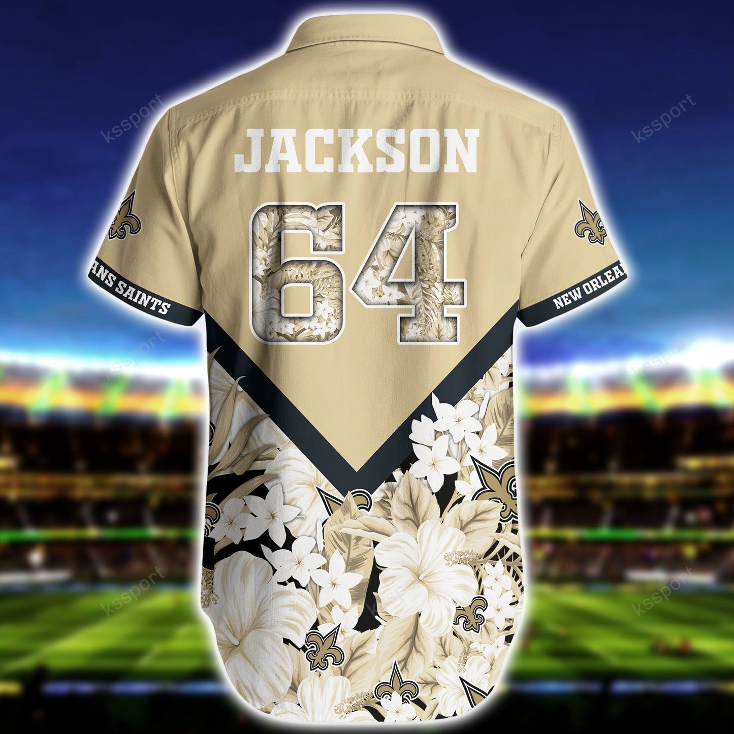 New Orleans Saints Personalized Shirt and Shorts BG290