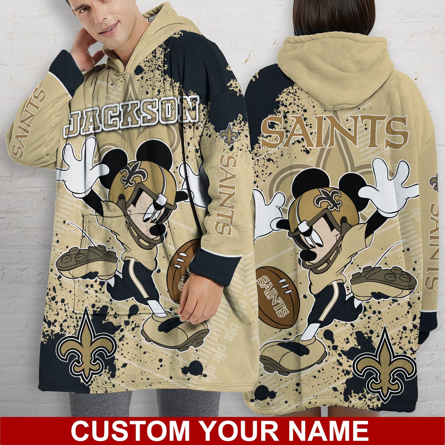 New Orleans Saints Personalized Snug Hoodie BG32