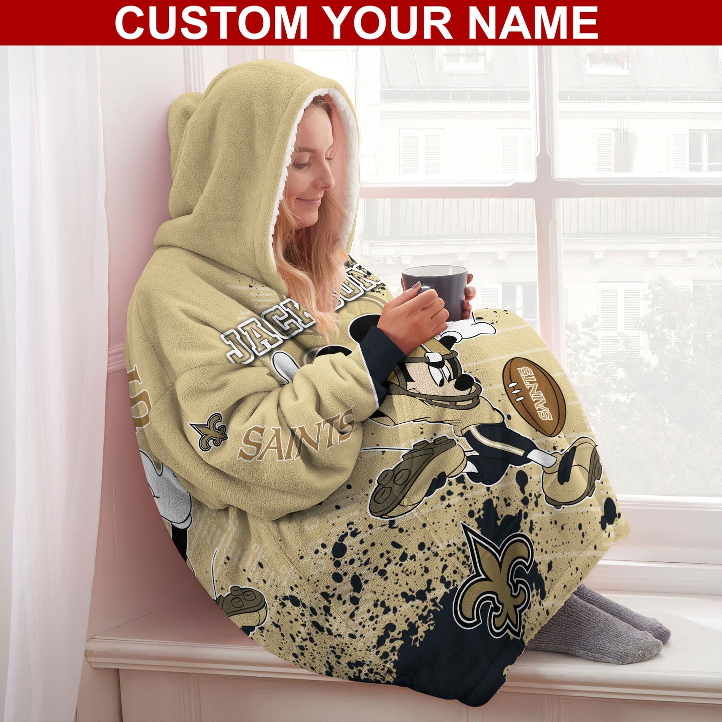 New Orleans Saints Personalized Snug Hoodie BG32