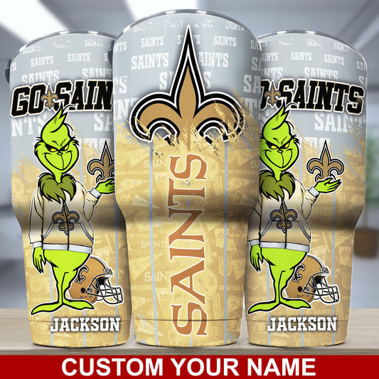 New Orleans Saints Personalized Tumbler BG109